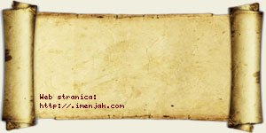 Danica Pavkov vizit kartica